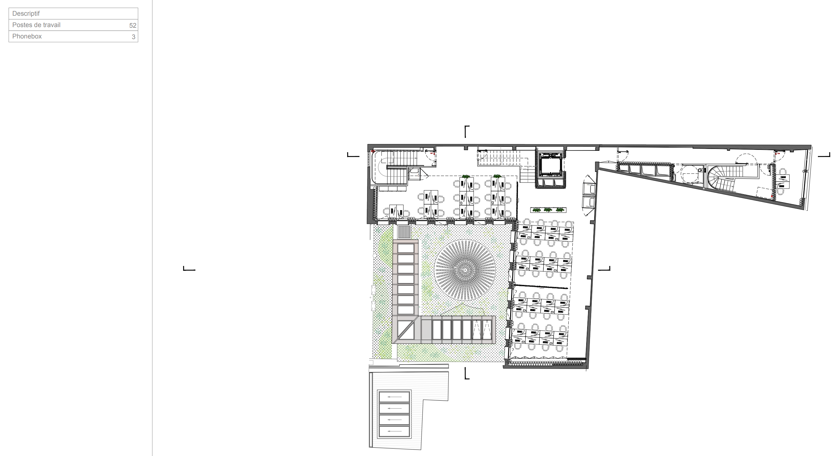 Bureau opéré · 96 à 130 postes · rue Lamartine, Paris 9e — photo 12/13