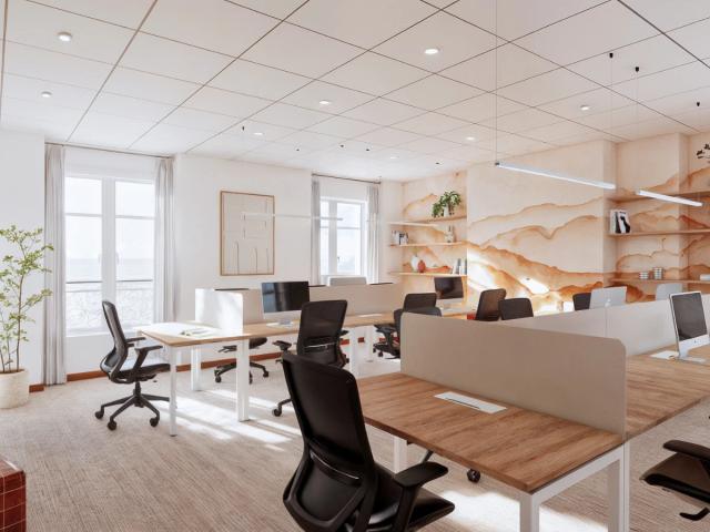 Bureau opéré · 35 à 40 postes · rue Montmartre, Paris 2e — photo 1/6