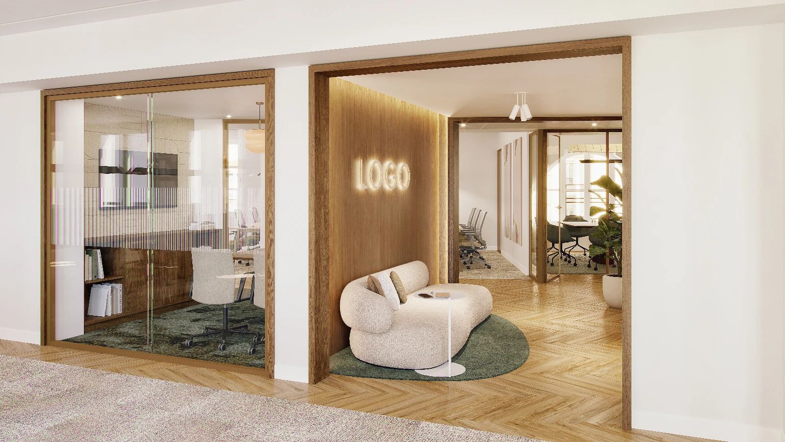 Bureau opéré · 50 à 60 postes · rue Saint-Augustin, Paris 2e — photo 3/8
