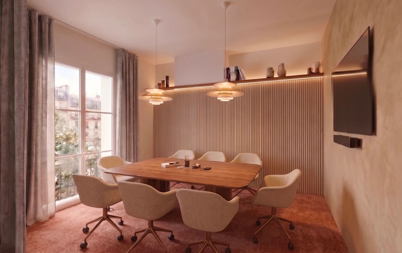 Bureau opéré · 18 à 22 postes · rue Auber, Paris 9e — photo 3/4