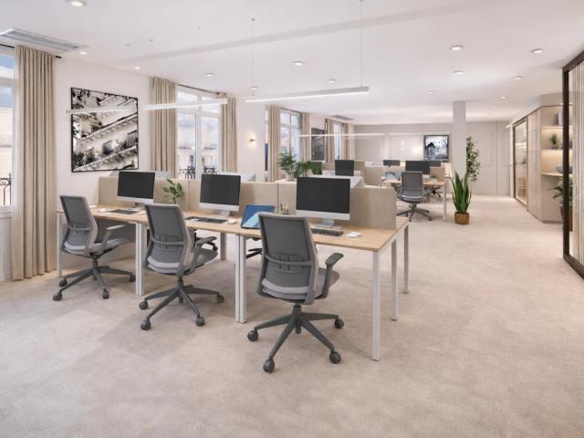 Bureau opéré · 56 à 60 postes · rue de Provence, Paris 8e — photo 1/3