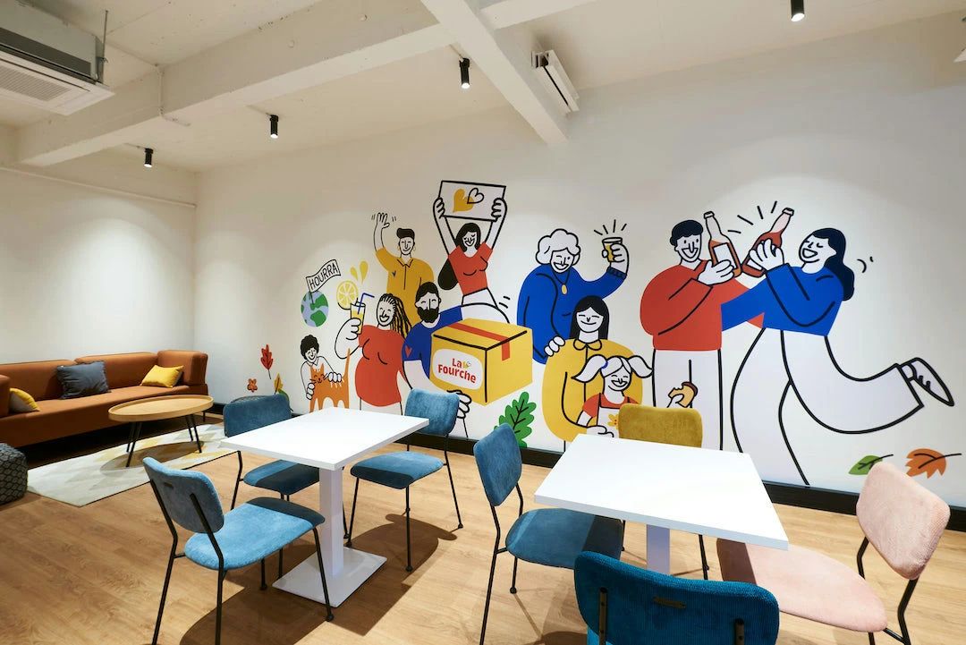 Bureau opéré · 50 à 60 postes · rue Clavel, Paris 19e — photo 7/10