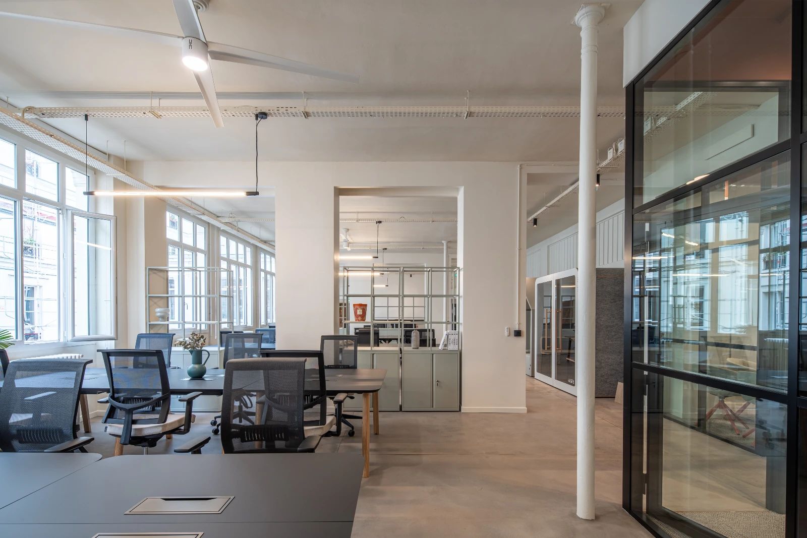 Bureau opéré · 40 à 50 postes · rue du Mail, Paris 2e — photo 2/14