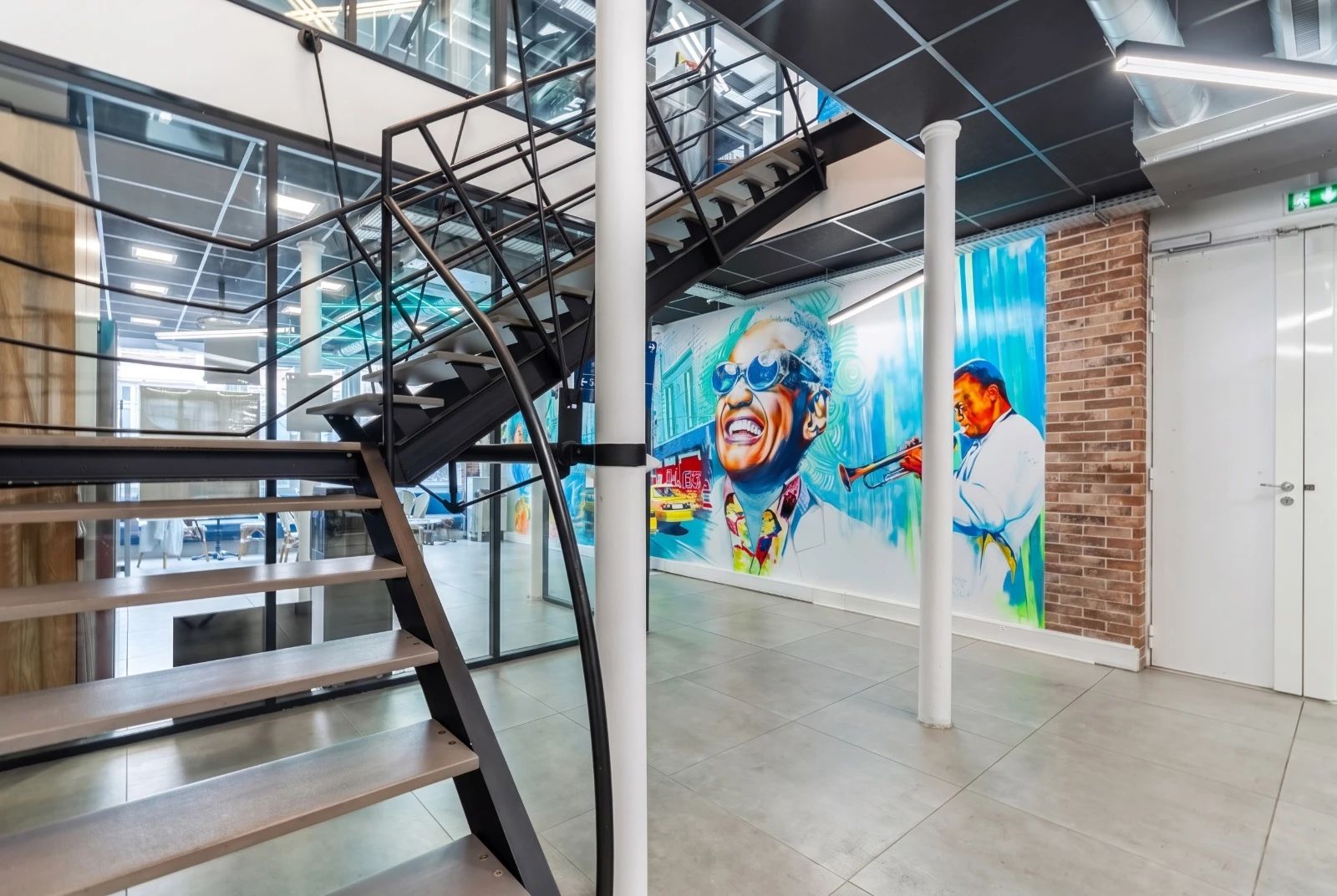 Bureau opéré · 50 à 60 postes · rue Saint-Fiacre, Paris 2e — photo 6/14