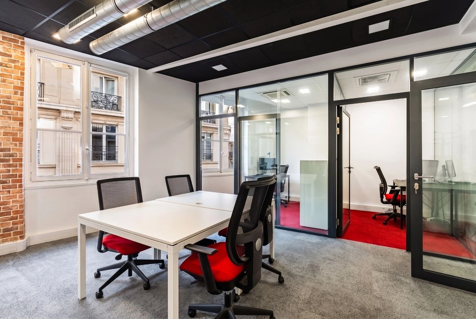 Bureau opéré · 50 à 60 postes · rue Saint-Fiacre, Paris 2e — photo 9/14