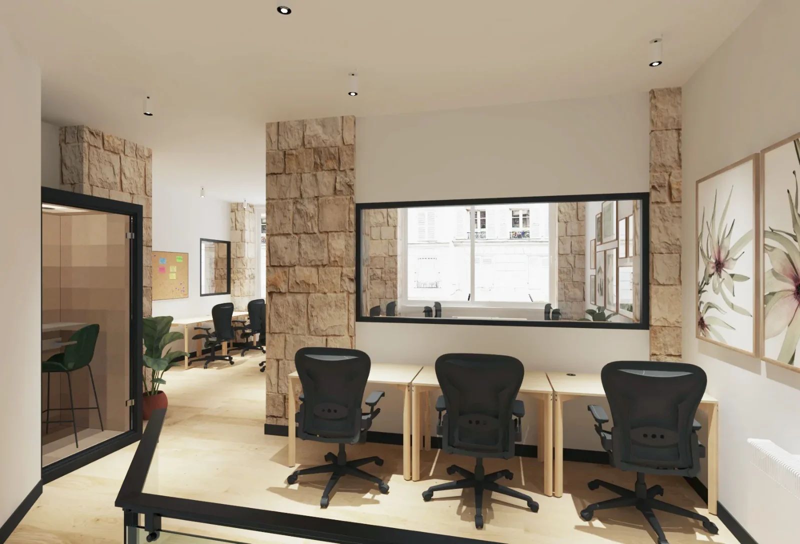 Bureau opéré · 10 à 15 postes · passage du Génie, Paris 12e — photo 3/7