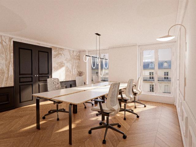 Bureau opéré · 12 à 14 postes · rue de la Bienfaisance, Paris 8e — photo 1/6